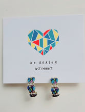 Load image into Gallery viewer, Accessories - Earring : Patched Heart Pair Earring Hoop
