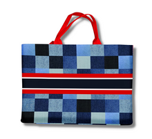 Load image into Gallery viewer, MY Tote - Your Everyday Lifestyle Cambridge Checker Printed Book Tote
