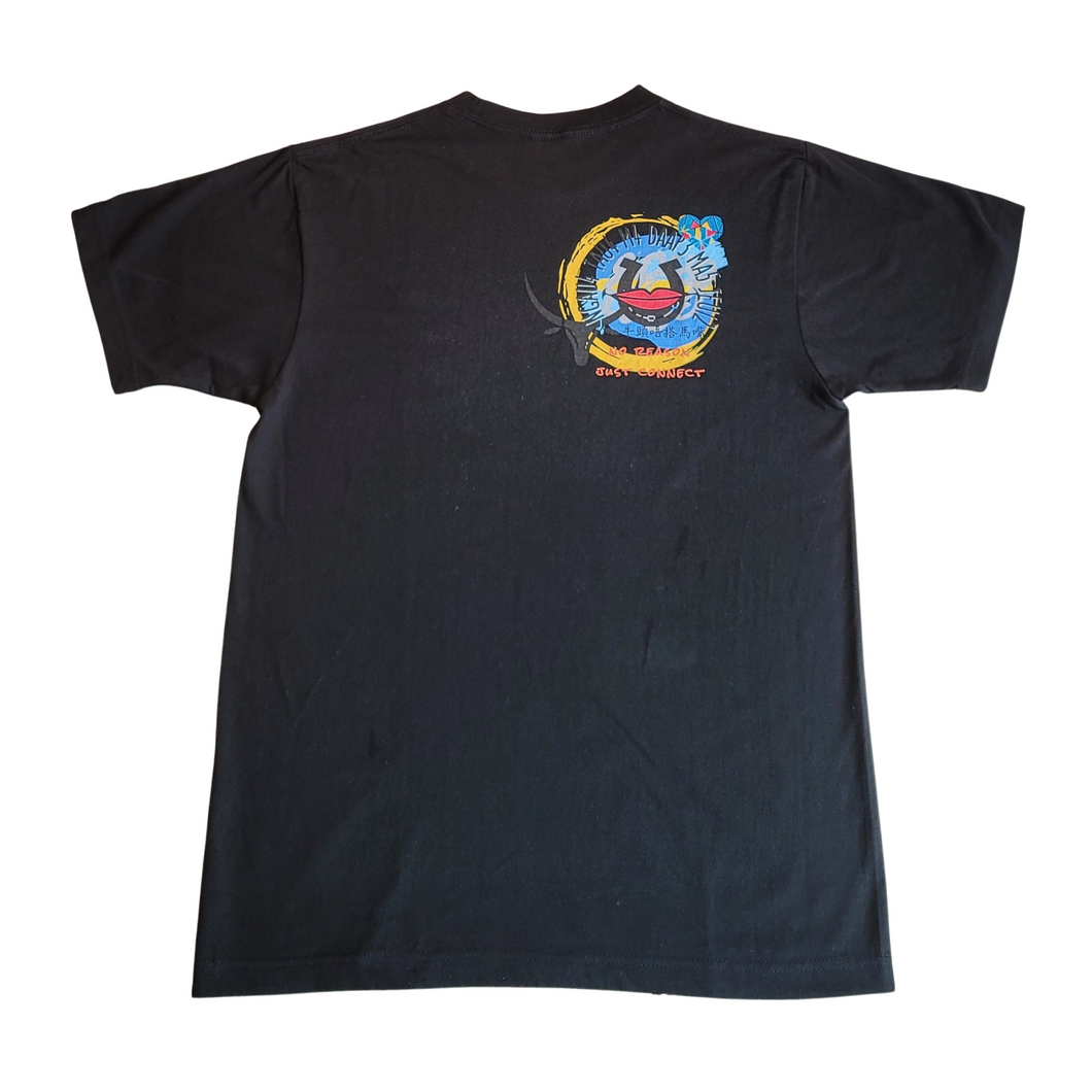 Clothes Top : Cantonese Fun Slang Short Sleeve Crew Neck 100% Cotton Tee
