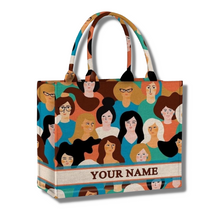 Load image into Gallery viewer, Icon Tote - Your Own Girl Power Print Book Tote

