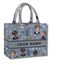 Load image into Gallery viewer, Icon Tote - Your Own Girl Power Print Book Tote
