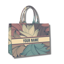 Load image into Gallery viewer, Icon Tote - Your Own Natural Print Book Tote
