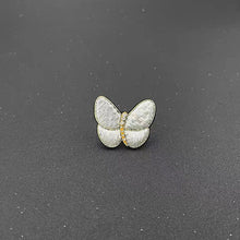 Load image into Gallery viewer, Accessories - Brooch : Posh butterfly handmade Indian silk embroidery brooch
