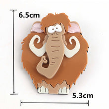 Load image into Gallery viewer, Accessories - Brooch :  Mammoth Hairy Acrylic Cartoon Elephant Brooch / Batch
