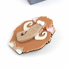 Load image into Gallery viewer, Accessories - Brooch :  Mammoth Hairy Acrylic Cartoon Elephant Brooch / Batch
