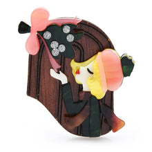 Load image into Gallery viewer, Accessories - Brooch :  Chill Lady under Flower Fairy Acrylic Brooch / Batch
