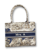 Load image into Gallery viewer, Icon Tote - Your Own Vintage Deer Print Book Tote
